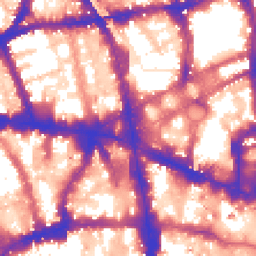 Daytime road noise heatmap for EC4A 4LL