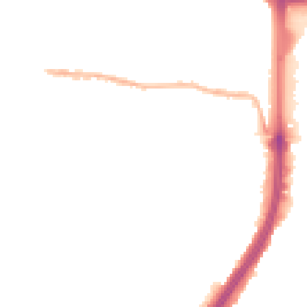 Night-time road noise heatmap for EN1 1BG