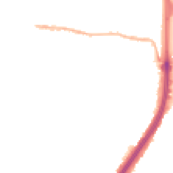 Night-time road noise heatmap for EN1 1BX