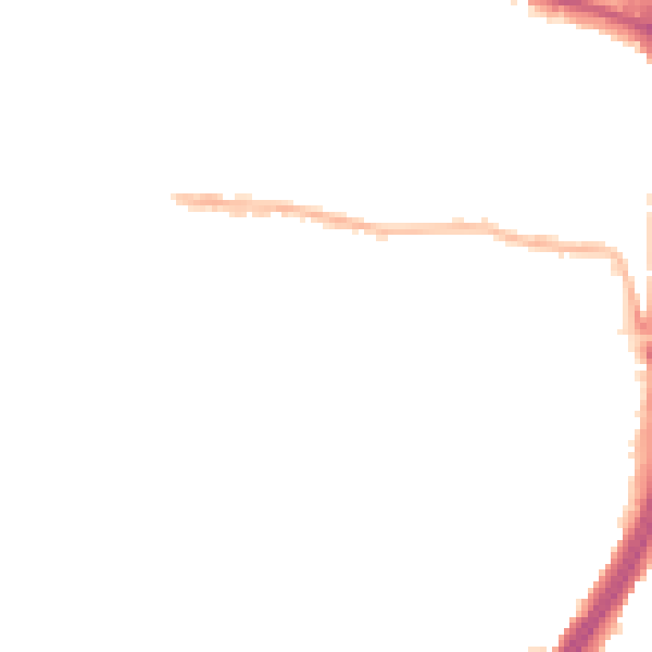 Night-time road noise heatmap for EN1 1DA