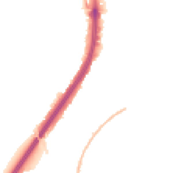 Night-time road noise heatmap for EN1 1EP