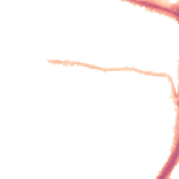 Night-time road noise heatmap for EN1 1FH