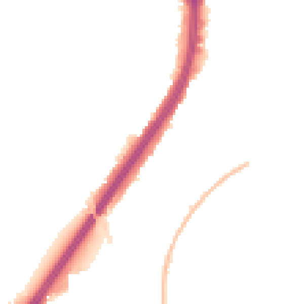 Night-time road noise heatmap for EN1 1HE