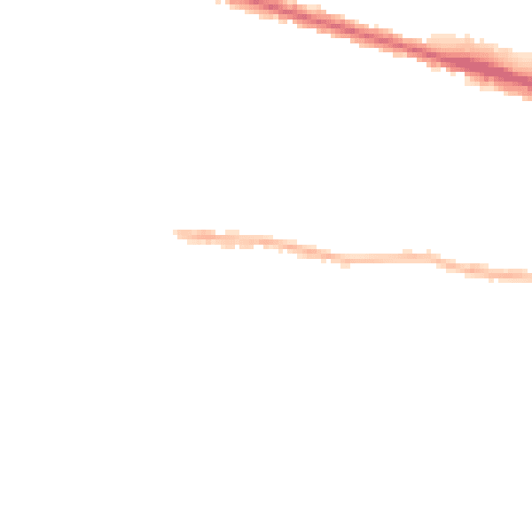 Night-time road noise heatmap for EN1 1LB