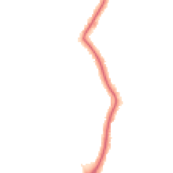 Night-time road noise heatmap for EN1 2DT