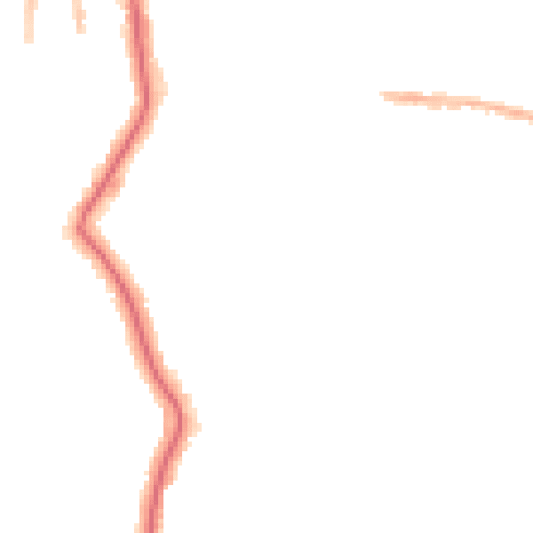Night-time road noise heatmap for EN1 2DZ