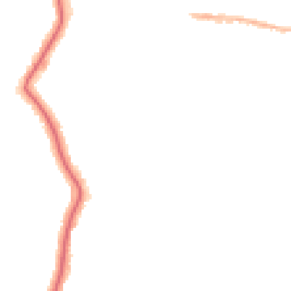Night-time road noise heatmap for EN1 2EW