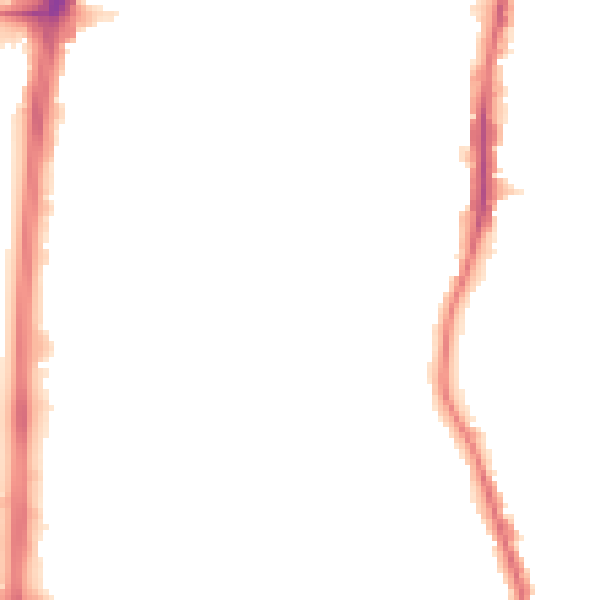 Night-time road noise heatmap for EN1 3PA