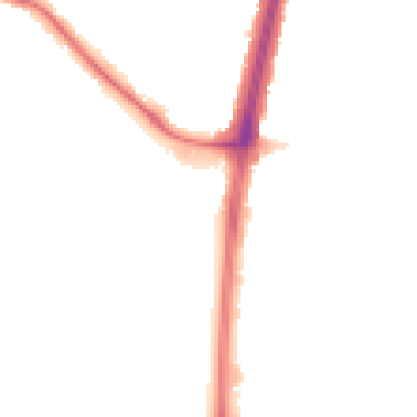 Night-time road noise heatmap for EN1 3PJ