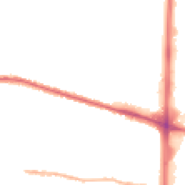 Night-time road noise heatmap for EN1 3SL