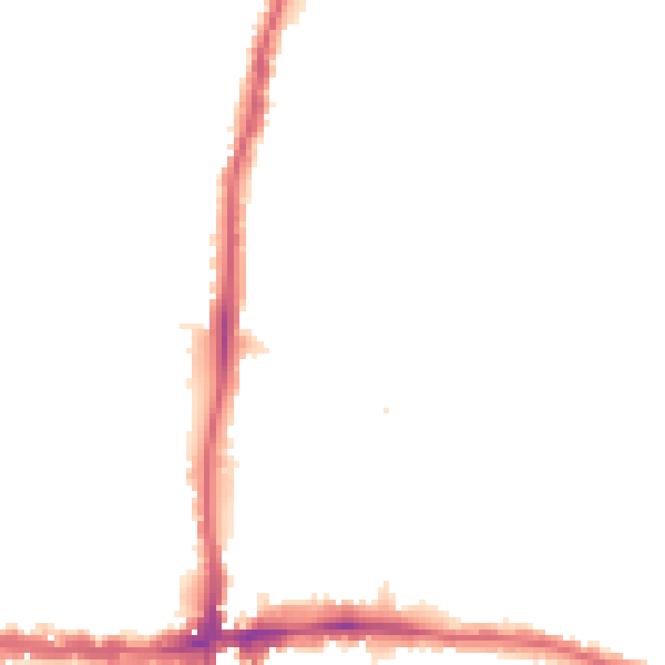 Night-time road noise heatmap for EN1 3UN