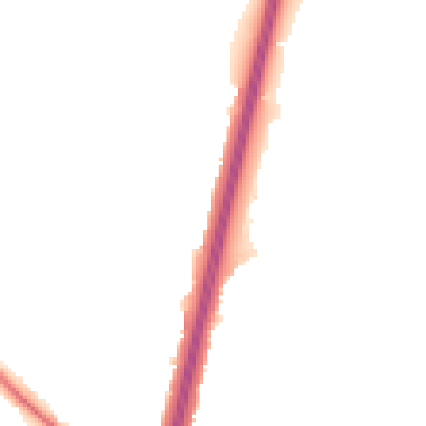 Night-time road noise heatmap for EN1 4DA