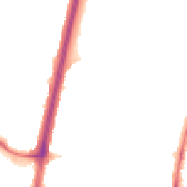 Night-time road noise heatmap for EN1 4HR