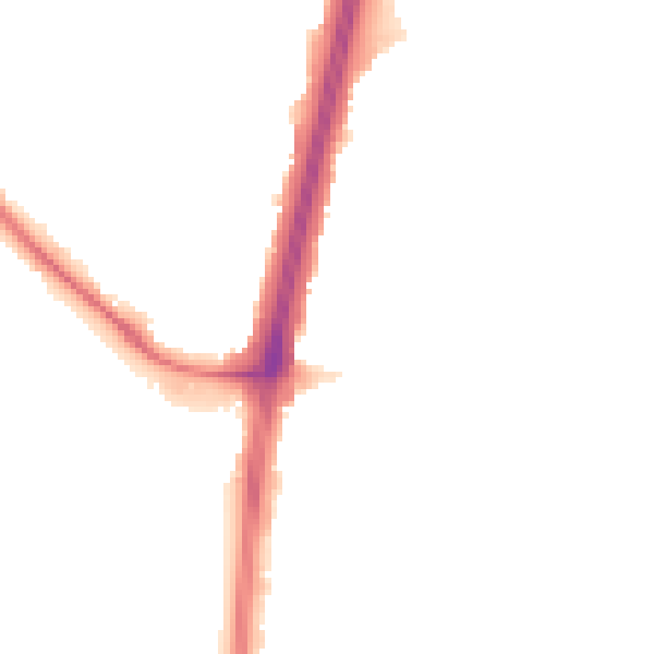 Night-time road noise heatmap for EN1 4JX