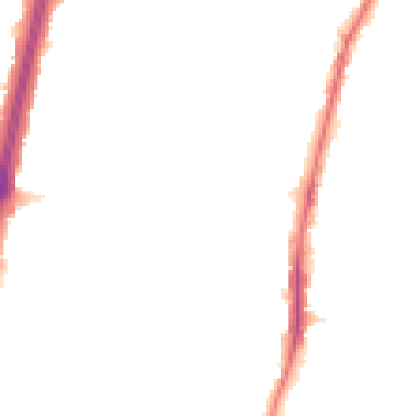 Night-time road noise heatmap for EN1 4LH