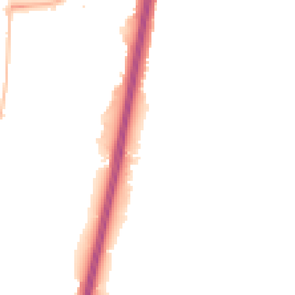 Night-time road noise heatmap for EN1 4NL