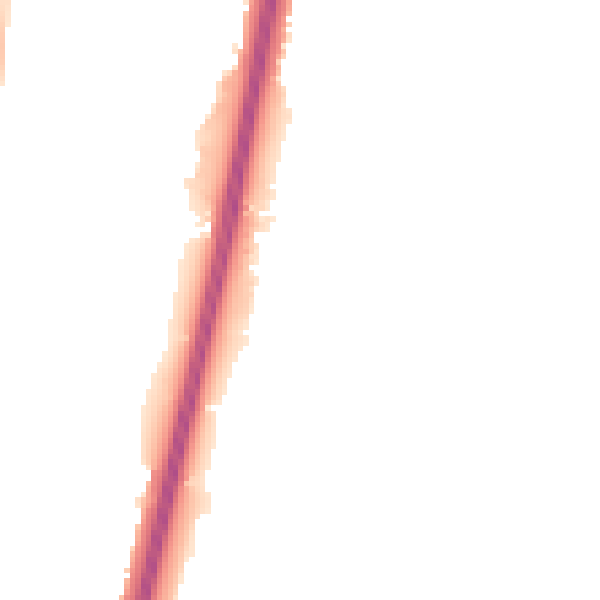 Night-time road noise heatmap for EN1 4PW