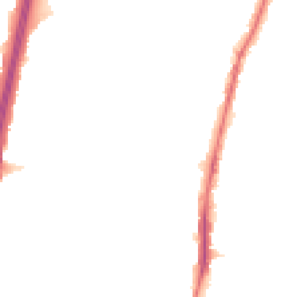 Night-time road noise heatmap for EN1 4PY