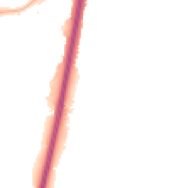 Night-time road noise heatmap for EN1 4QB