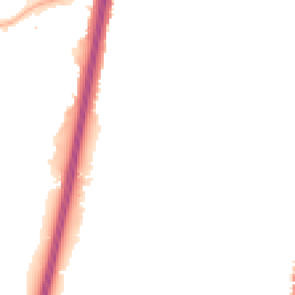 Night-time road noise heatmap for EN1 4QQ