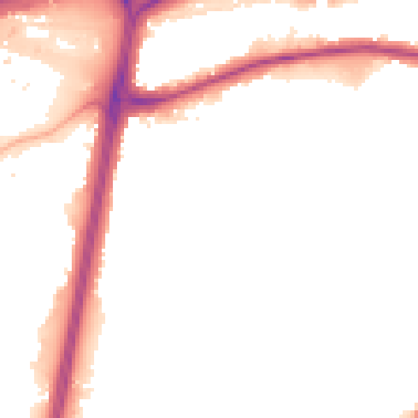 Night-time road noise heatmap for EN1 4QY