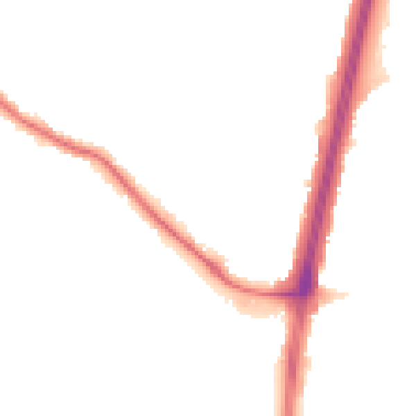 Night-time road noise heatmap for EN1 4US