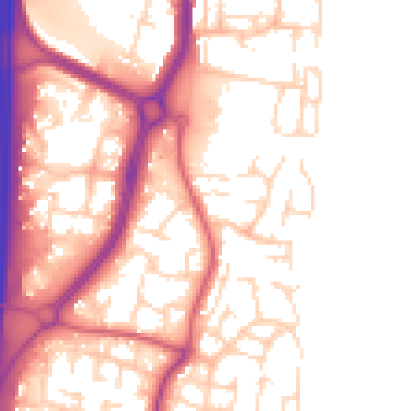 Daytime road noise heatmap for EN10 6AN
