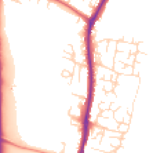 Daytime road noise heatmap for EN10 6QQ