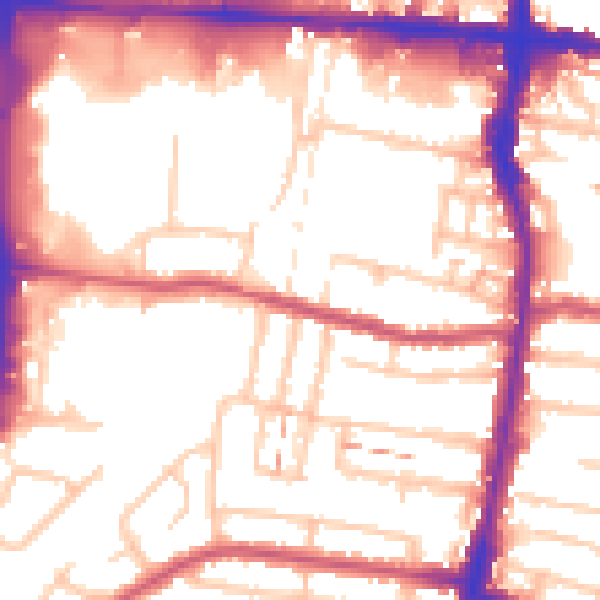 Daytime road noise heatmap for EN3 4AE