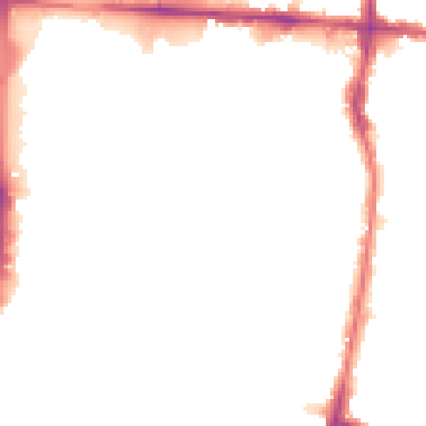Night-time road noise heatmap for EN3 4AE