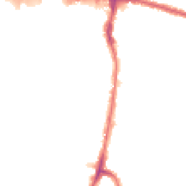 Night-time road noise heatmap for EN3 4AQ