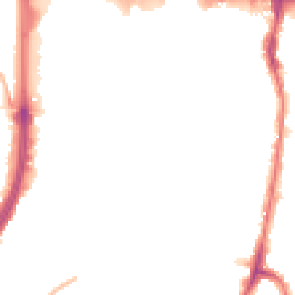 Night-time road noise heatmap for EN3 4AY