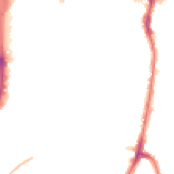 Night-time road noise heatmap for EN3 4BA