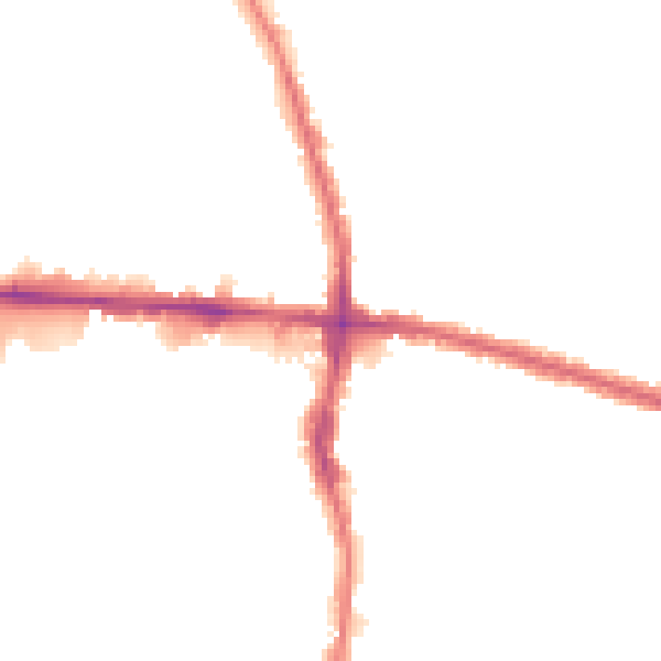 Night-time road noise heatmap for EN3 4DF