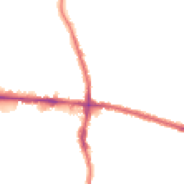 Night-time road noise heatmap for EN3 4DJ