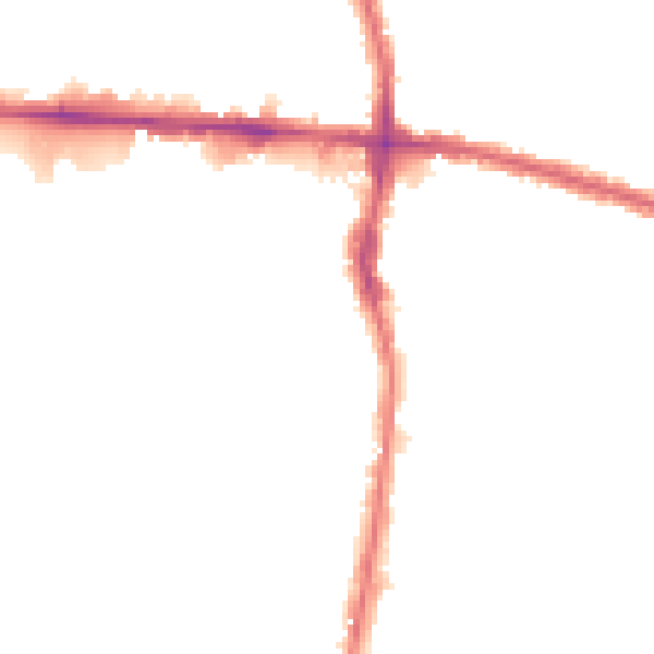 Night-time road noise heatmap for EN3 4FP