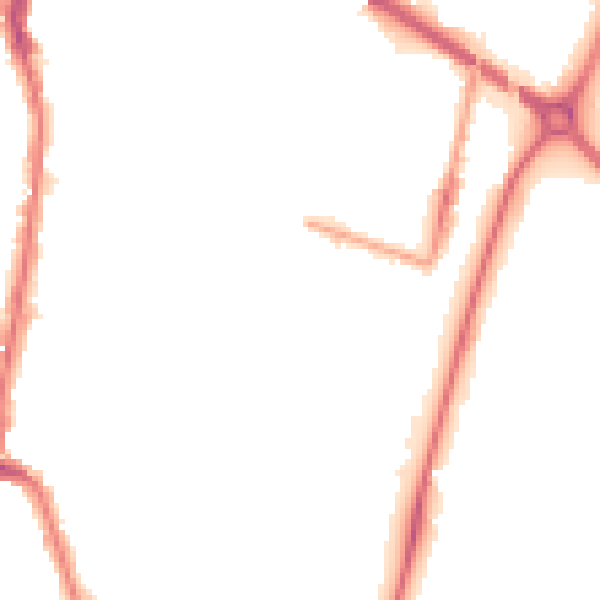 Night-time road noise heatmap for EN3 4LT