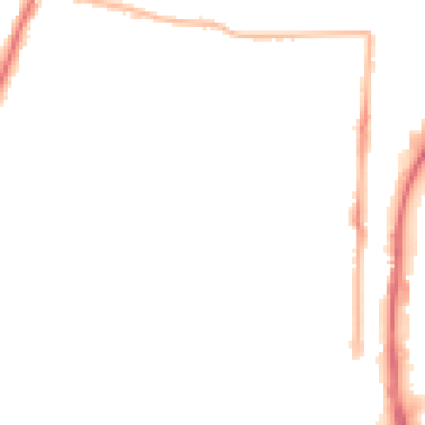 Night-time road noise heatmap for EN3 5EF