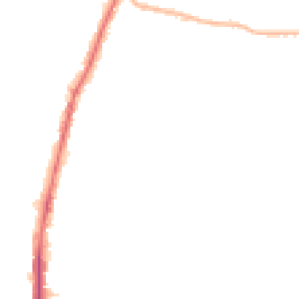 Night-time road noise heatmap for EN3 5LB