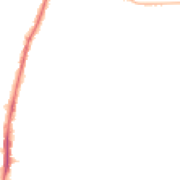 Night-time road noise heatmap for EN3 5ND