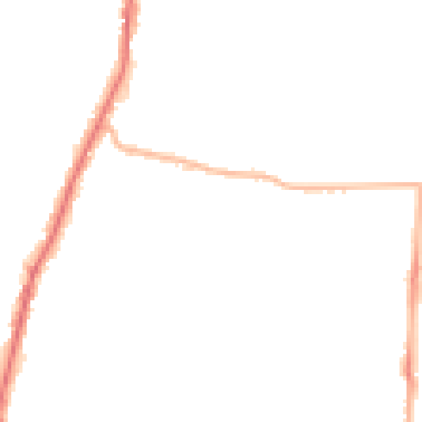 Night-time road noise heatmap for EN3 5PG