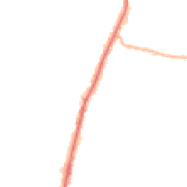 Night-time road noise heatmap for EN3 5PP