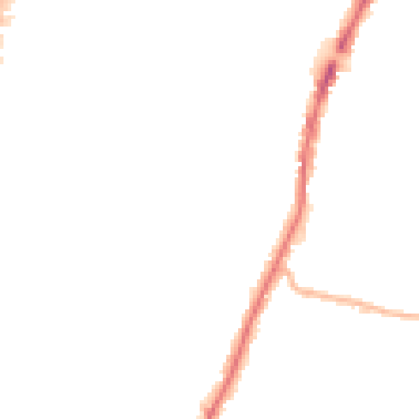 Night-time road noise heatmap for EN3 5RF