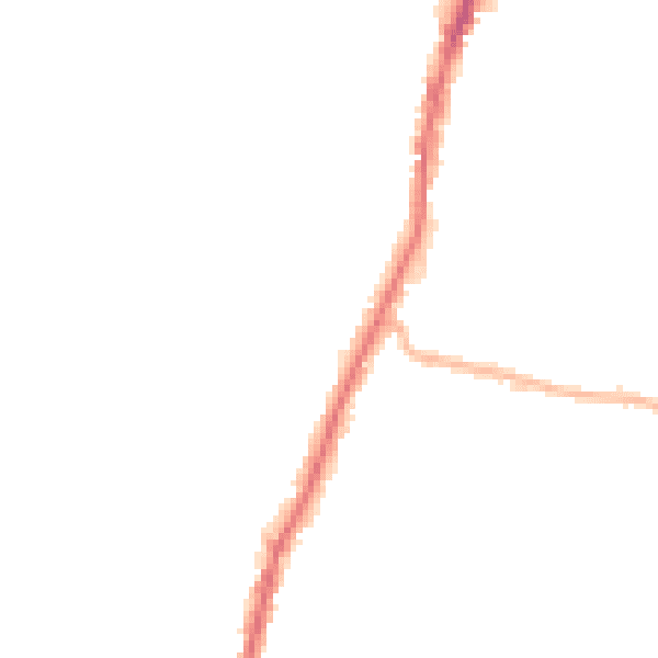 Night-time road noise heatmap for EN3 5SE