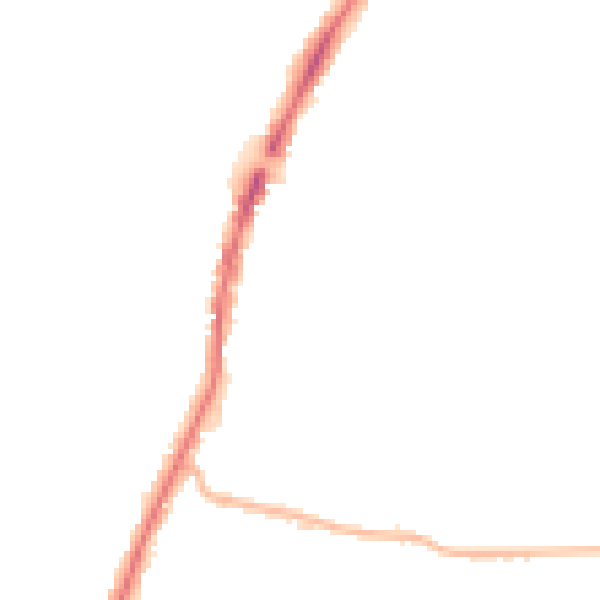 Night-time road noise heatmap for EN3 5UJ