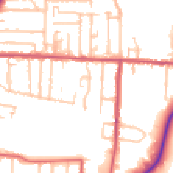 Daytime road noise heatmap for EN3 6DS