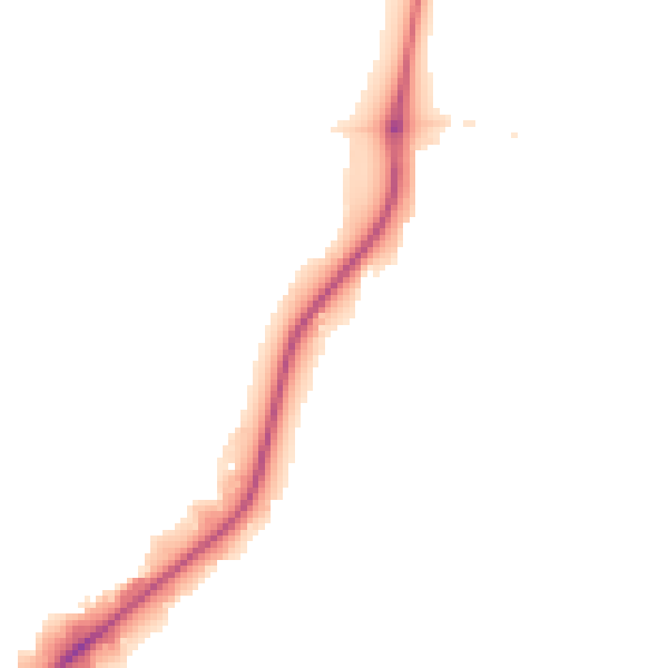 Night-time road noise heatmap for EN3 6HY
