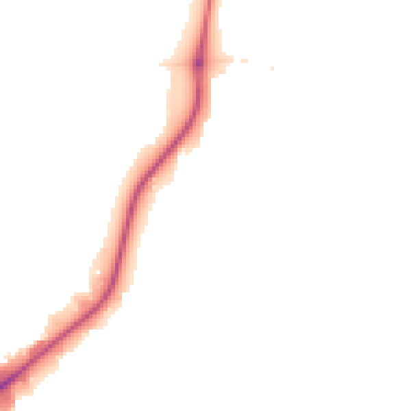 Night-time road noise heatmap for EN3 6JB