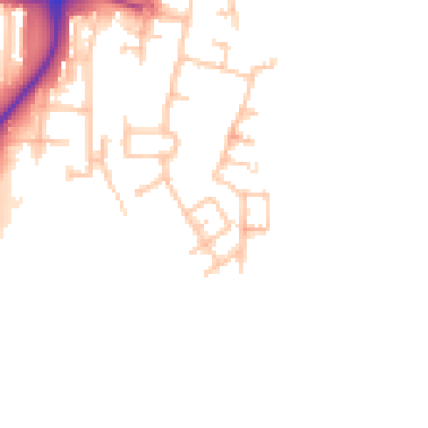 Daytime road noise heatmap for EN3 6XS