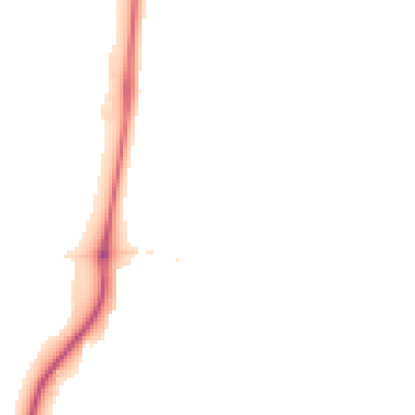 Night-time road noise heatmap for EN3 6YE